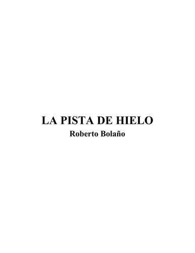 Portada de La pista de hielo